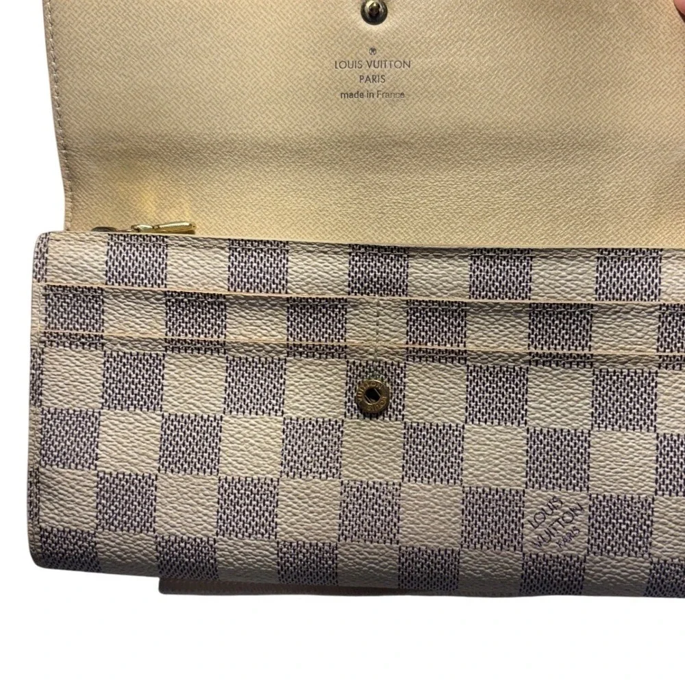 Louis Vuitton Damier Azure Sarah Wallet with Certificate of Authenticity - Picture 11 of 16